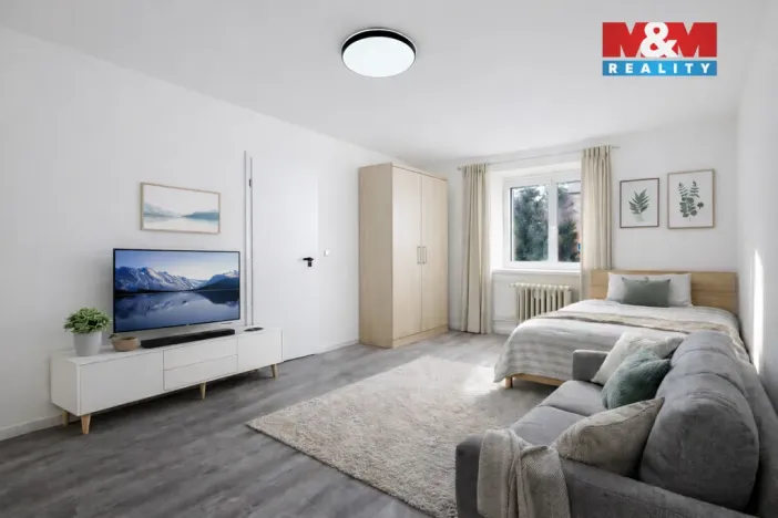 Pronájem bytu 1+1, Kladno, Sevastopolská, 32 m2