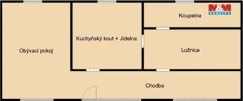 Prodej rodinného domu, Přibyslav, Hesovská, 70 m2