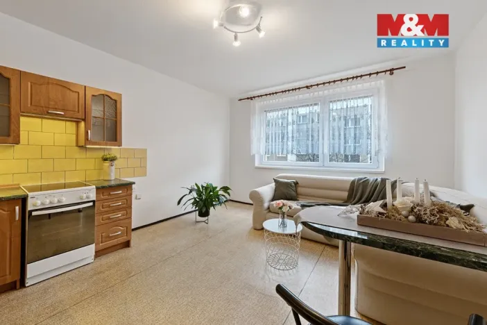 Pronájem bytu 2+kk, Ústí nad Labem - Severní Terasa, Poláčkova, 43 m2