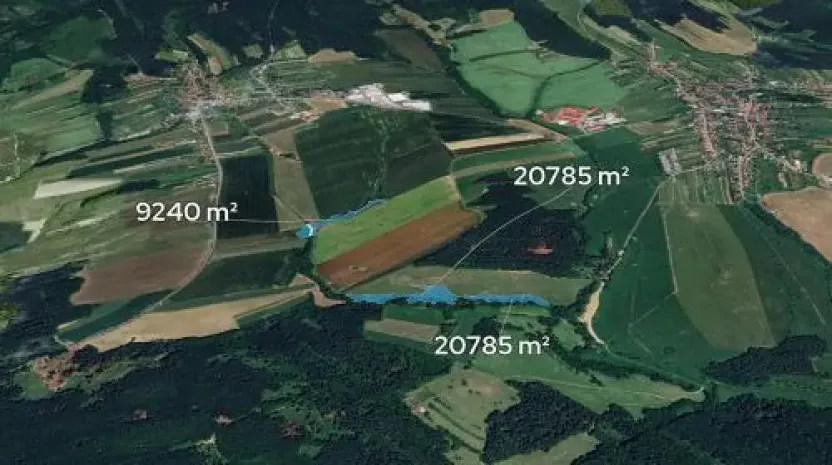 Prodej podílu pole, Újezd, 1251 m2