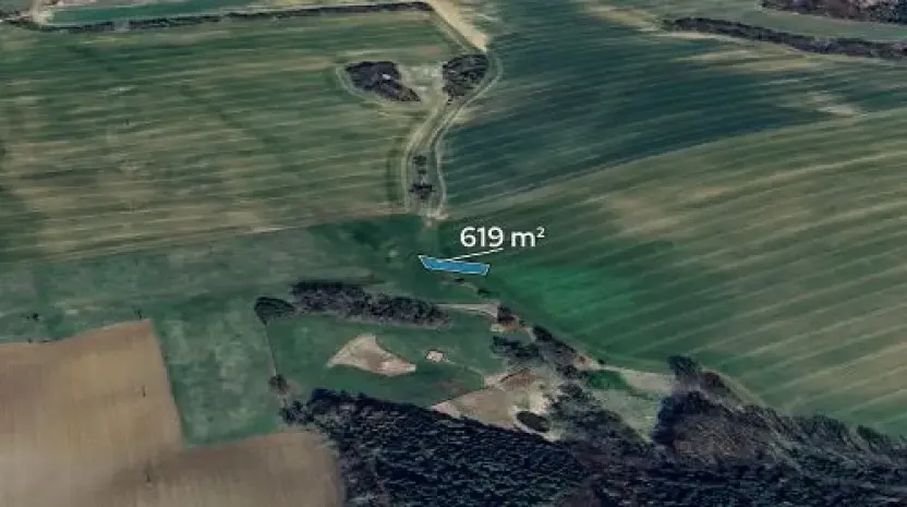 Prodej pole, Ondřejov, 619 m2