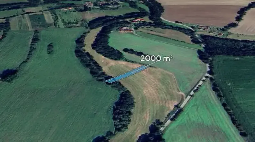 Prodej podílu pole, Načeradec, 666 m2