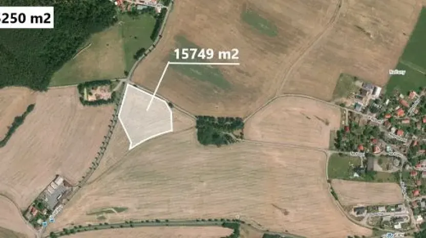 Prodej podílu pole, Davle, 5249 m2