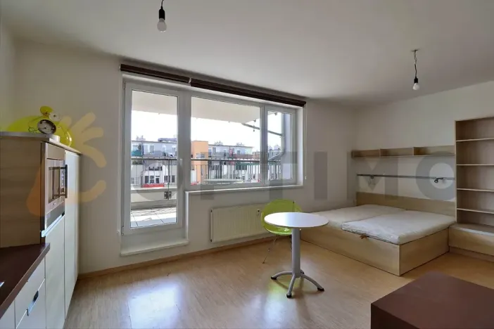 Pronájem bytu 1+kk, Praha - Vysočany, Pod Harfou, 34 m2