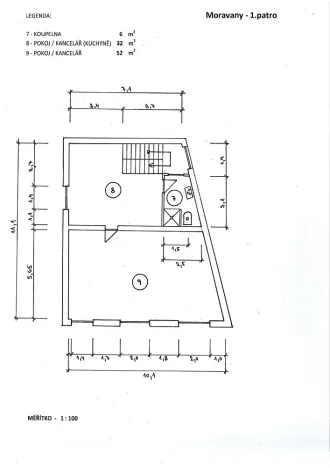 Pronájem obchodního prostoru, Moravany, Modřická, 167 m2