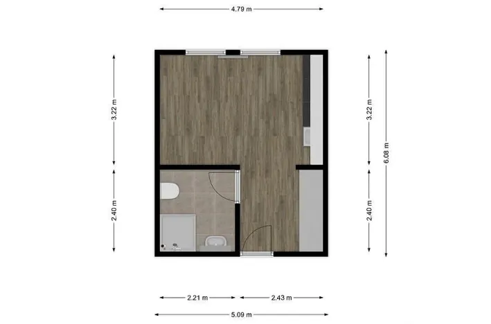 Pronájem bytu 1+kk, Brno - Maloměřice, Hády, 18 m2