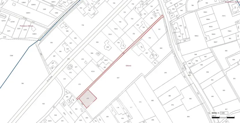 Prodej pozemku, Orlová, 17. listopadu, 1072 m2
