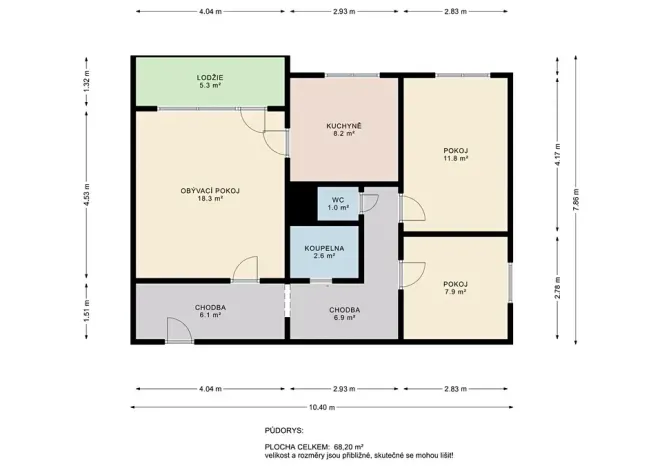 Prodej bytu 3+1, Praha - Hlubočepy, Lamačova, 63 m2