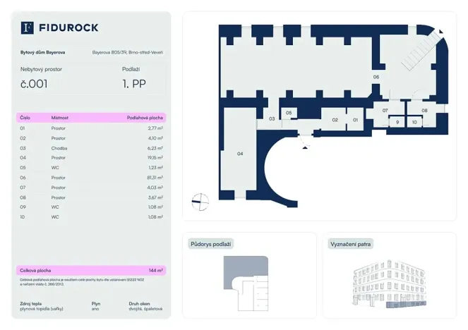 Prodej komerční nemovitosti, Brno, Dřevařská, 144 m2
