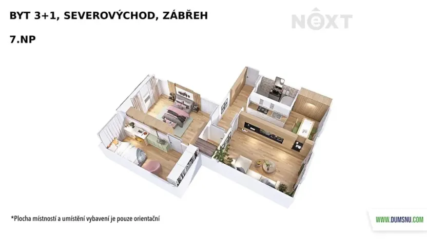 Prodej bytu 3+1, Zábřeh, Severovýchod, 68 m2