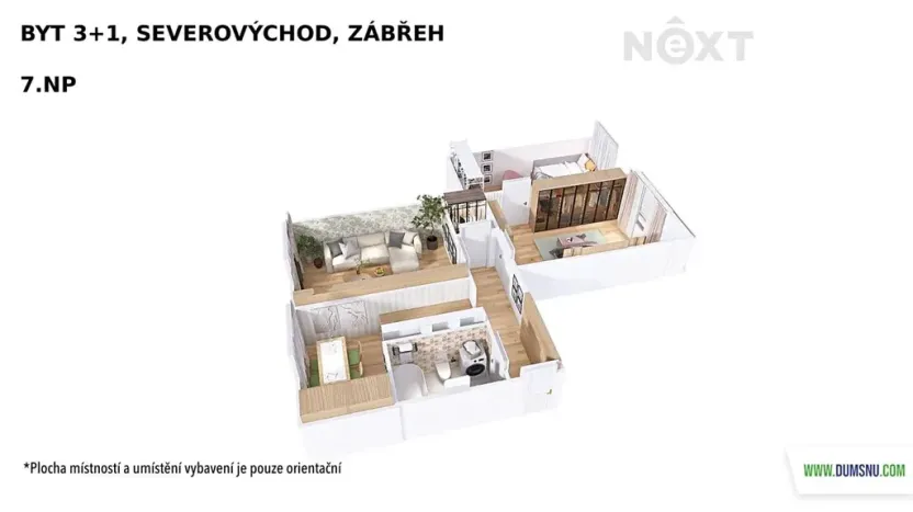 Prodej bytu 3+1, Zábřeh, Severovýchod, 68 m2