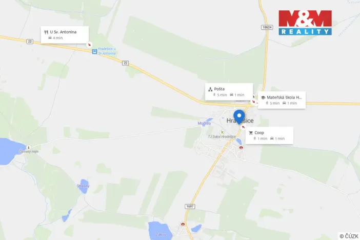 Pronájem obchodního prostoru, Hradešice, 345 m2