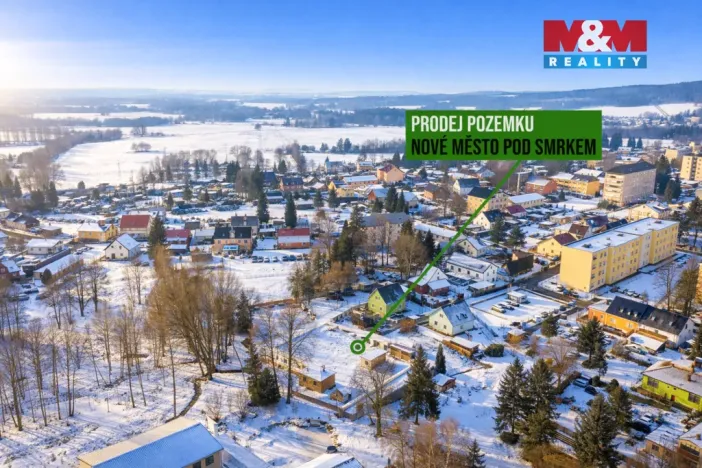 Prodej pozemku pro bydlení, Nové Město pod Smrkem, 1036 m2