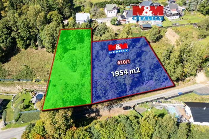 Prodej pozemku pro bydlení, Kraslice - Zelená Hora, 1954 m2