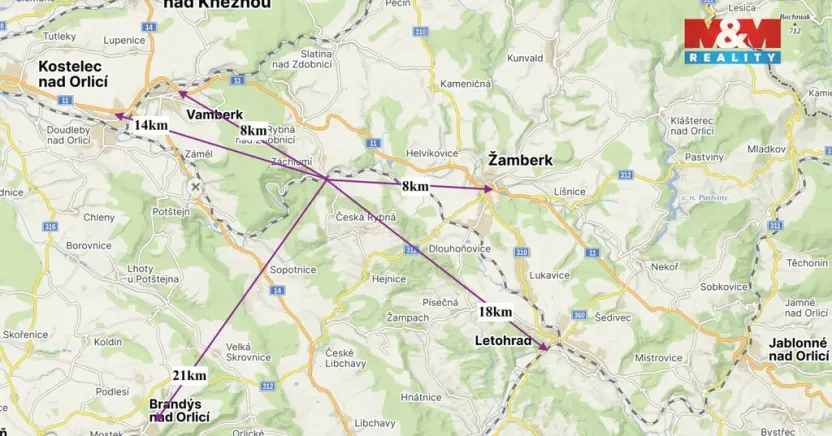 Prodej louky, Záchlumí, 8461 m2