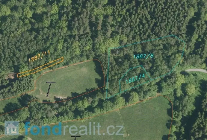 Prodej pozemku, Kaplice - Blansko, 19480 m2