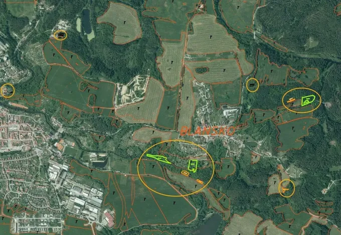 Prodej pozemku, Kaplice - Blansko, 19480 m2