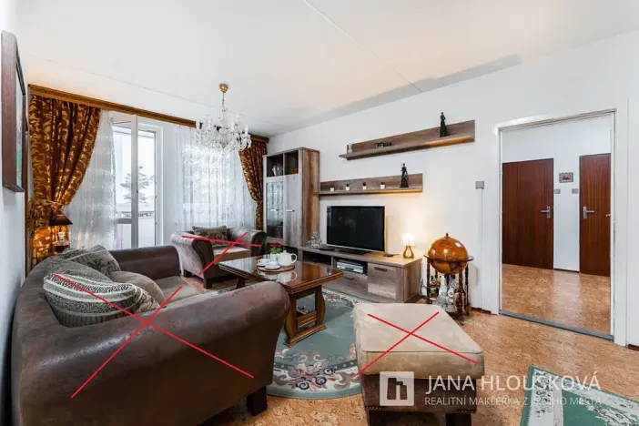 Pronájem bytu 3+1, Praha - Chodov, Bachova, 67 m2