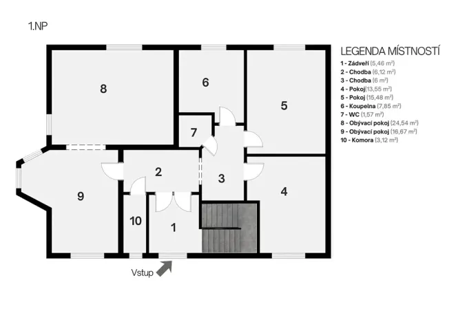 Prodej rodinného domu, Záryby, 266 m2