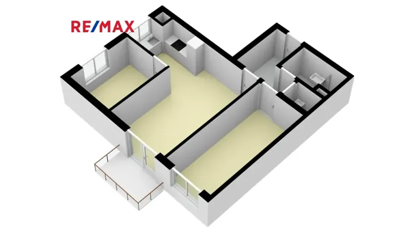 Pronájem bytu 3+kk, Plzeň, Pecháčkova, 64 m2