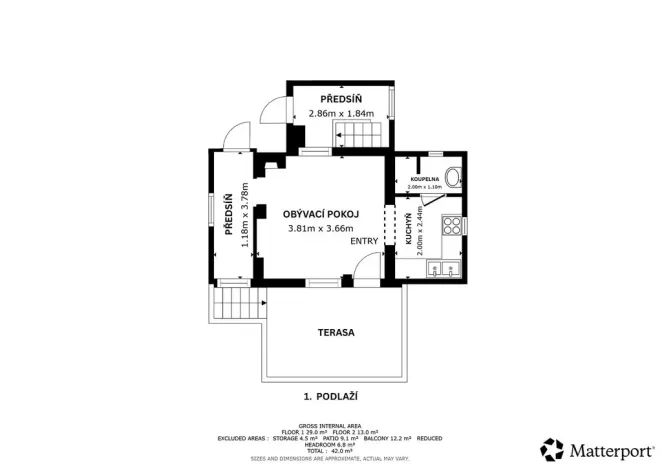 Prodej zahrady, Žitenice, 651 m2