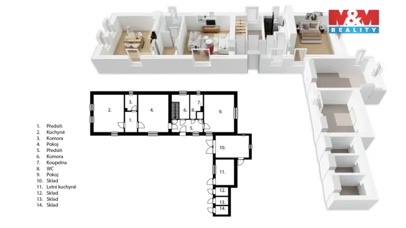 Prodej rodinného domu, Vrátkov, 86 m2