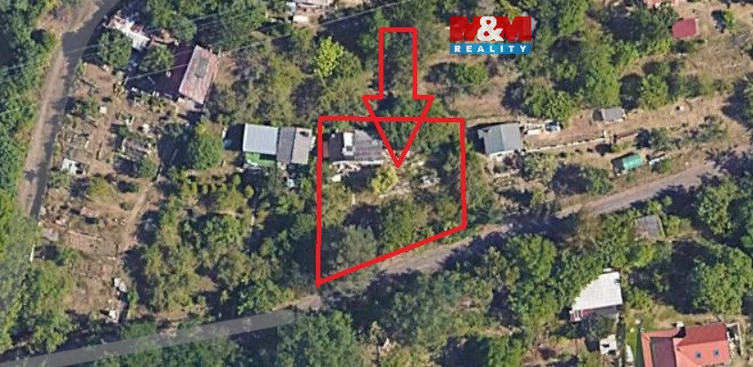 Prodej zahrady, Ústí nad Labem - Klíše, 700 m2