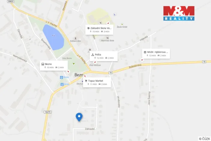 Prodej bytu 4+1, Bezno, Zahradní, 74 m2