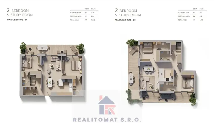 Prodej bytu 3+kk, Dubaj, Spojené arabské emiráty, 120 m2