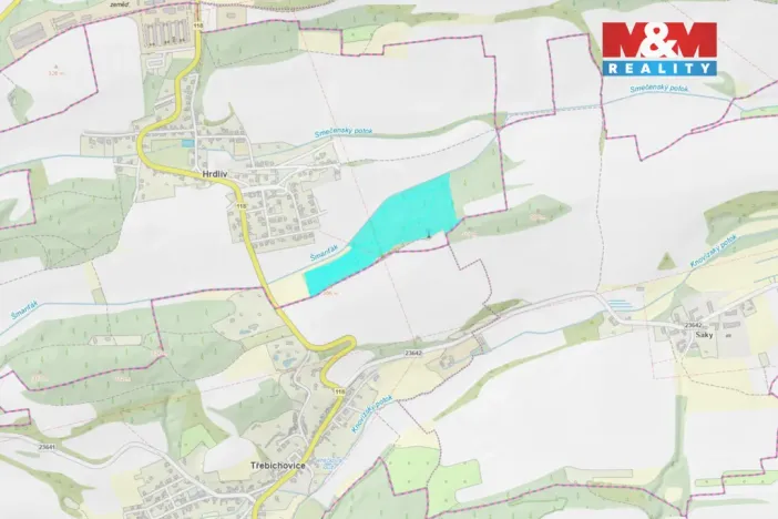 Prodej pozemku, Hrdlív, 17275 m2
