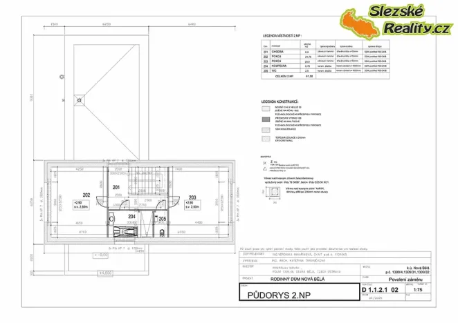 Prodej pozemku pro bydlení, Ostrava, Hončova, 630 m2