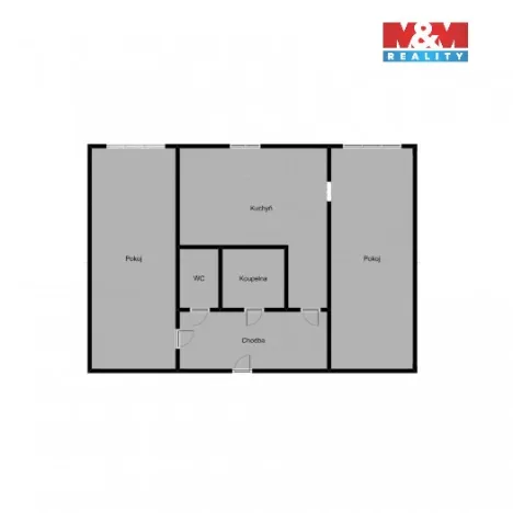 Pronájem bytu 2+1, Most, Pionýrů, 56 m2