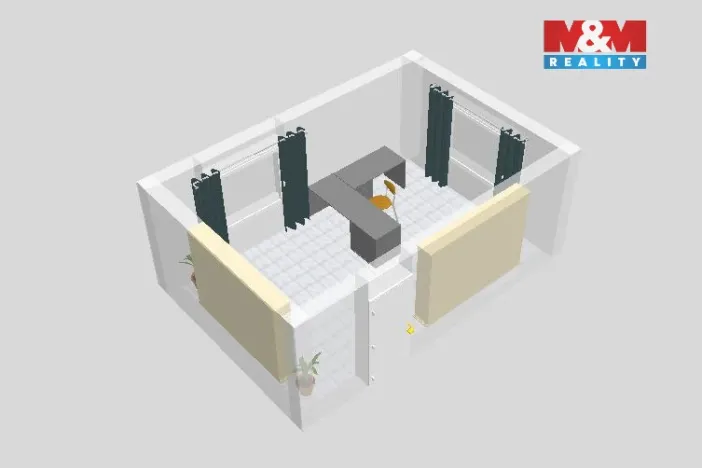 Pronájem kanceláře, Zruč nad Sázavou, náměstí MUDr. J. Svobody, 29 m2