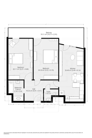 Pronájem bytu 3+kk, Praha - Letňany, 85 m2