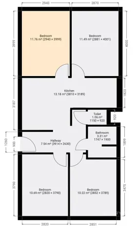 Pronájem pokoje, Praha - Žižkov, Roháčova, 12 m2