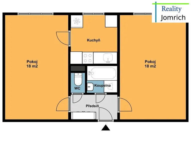 Pronájem bytu 2+1, Liberec, Školní, 45 m2
