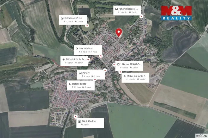 Pronájem rodinného domu, Pchery, Karla Kouteckého, 63 m2