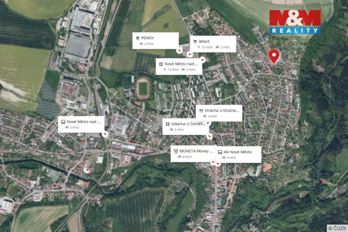 Pronájem bytu 2+kk, Nové Město nad Metují, Družební, 45 m2