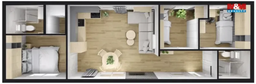 Prodej domu na klíč, Malé Svatoňovice, 17. listopadu, 57 m2