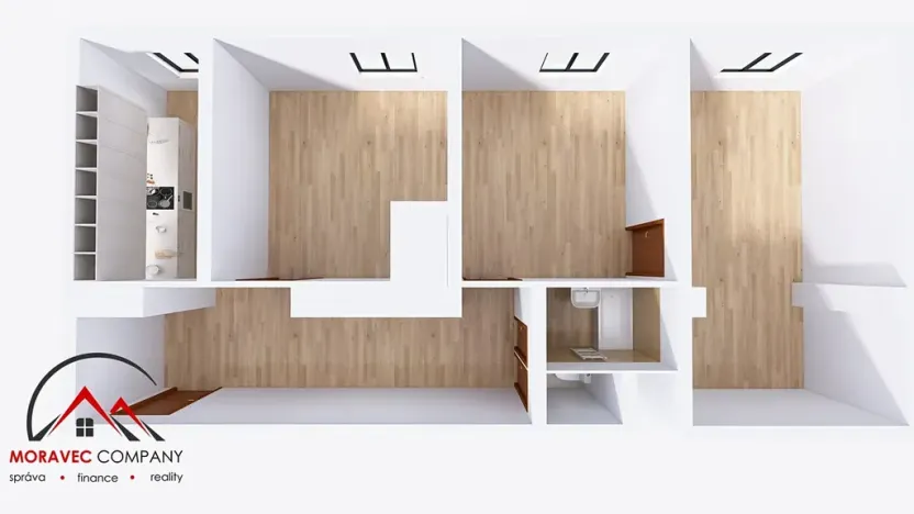 Pronájem bytu 3+1, Český Těšín, Smetanova, 84 m2