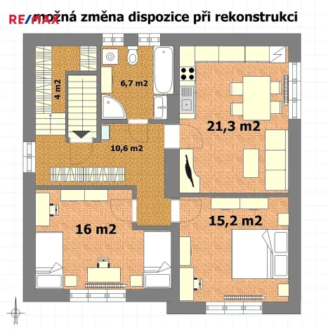 Prodej rodinného domu, Praha - Modřany, Pod sady, 74 m2