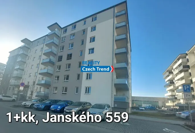 Pronájem bytu 1+kk, Olomouc, Janského, 33 m2