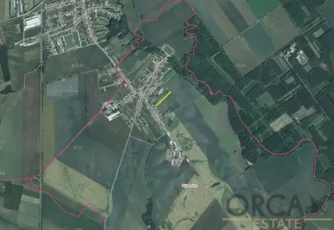 Prodej podílu pozemku pro bydlení, Přísnotice, 2772 m2