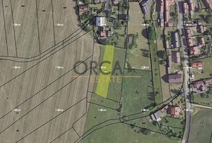 Prodej pole, Drahoňův Újezd, 1137 m2