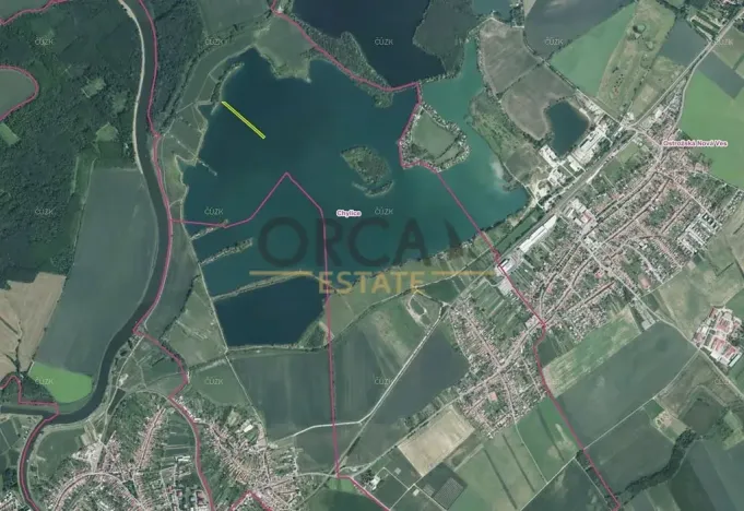 Prodej podílu rybníku, Ostrožská Nová Ves, 2129 m2