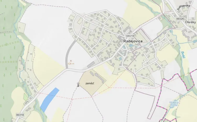 Prodej pole, Radějovice, 4999 m2