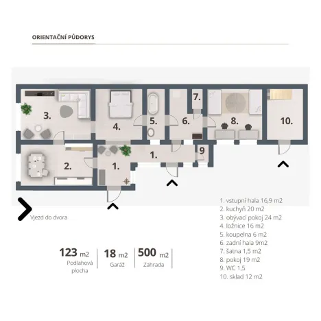 Prodej rodinného domu, Jaroměřice nad Rokytnou, Březinova, 210 m2