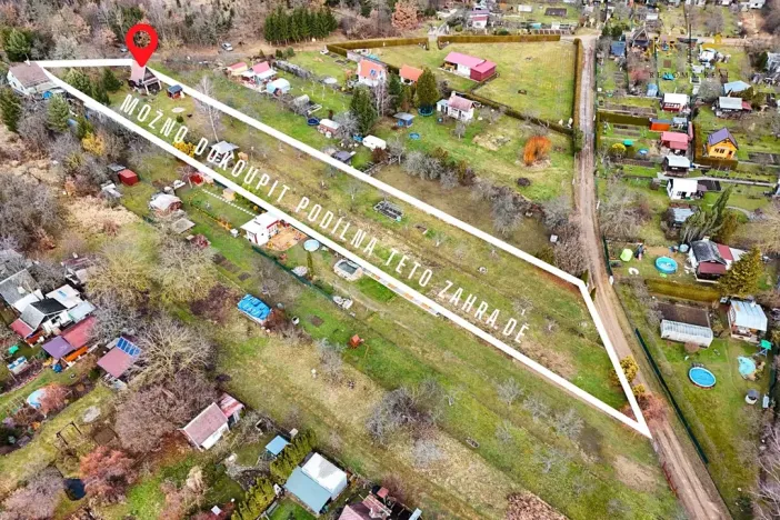 Prodej zahrady, Jemnice, 1605 m2