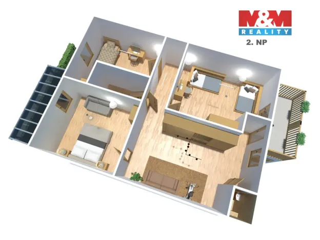 Prodej rodinného domu, Chotoviny - Jeníčkova Lhota, 161 m2