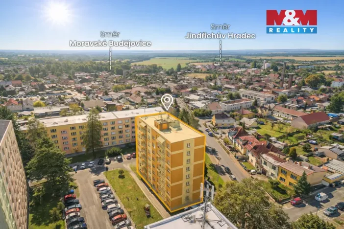 Prodej bytu 2+1, Dačice, Jiráskova, 50 m2